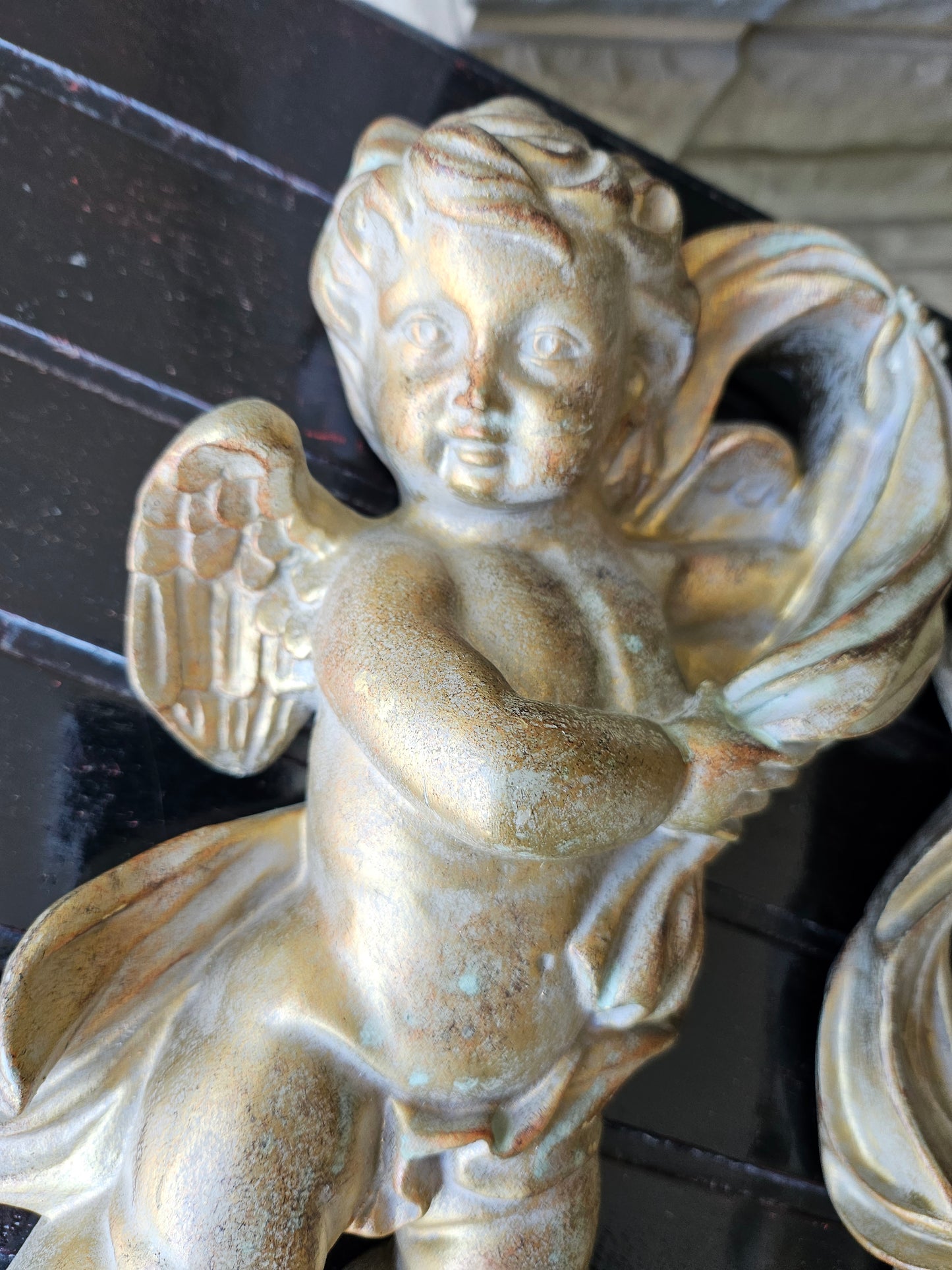 Vintage Cherub Plaster Wall Hangings