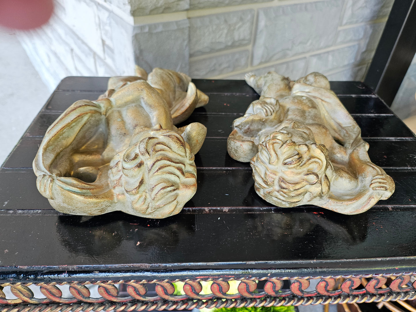 Vintage Cherub Plaster Wall Hangings