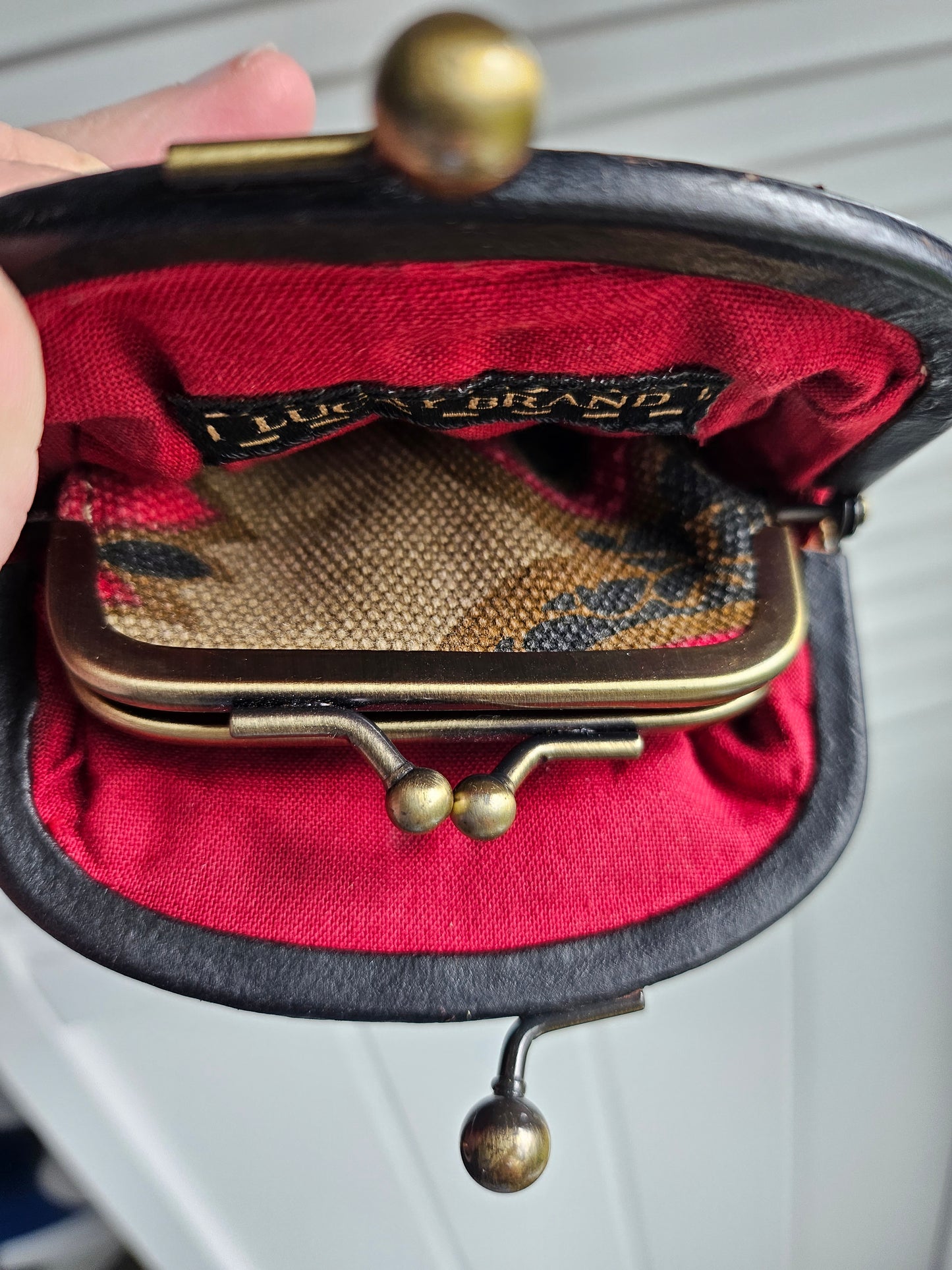 Lucky Brand Dual Coin Purse