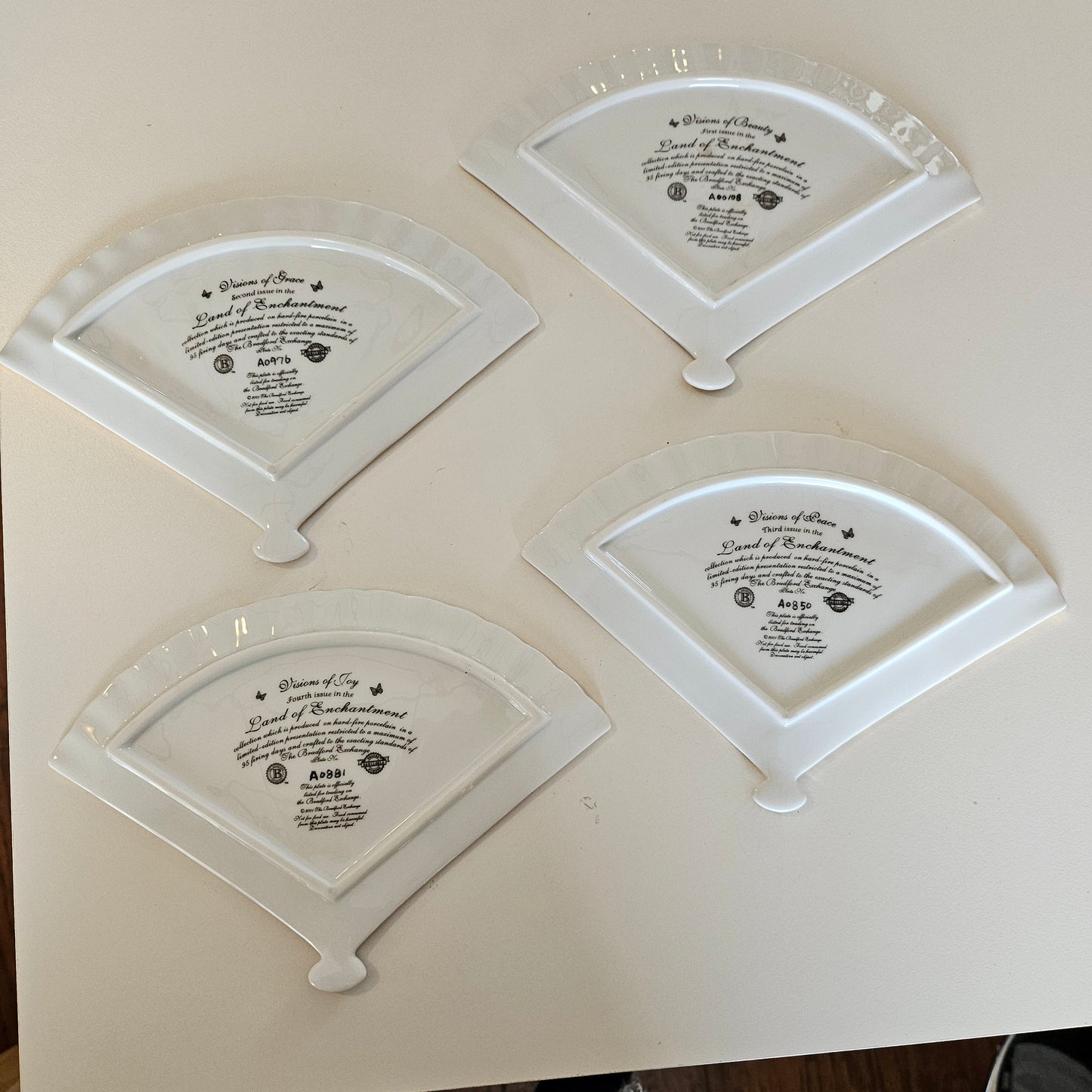 The Bradford Exchange Land of Enchantment Fan Plates