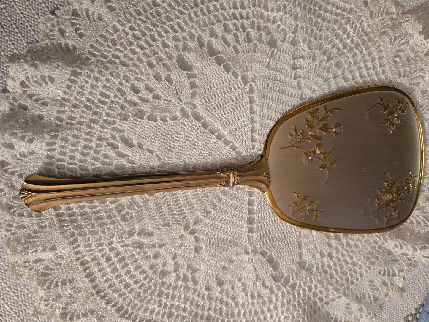 *SOLD* Art Nouveau Style Face Mirror