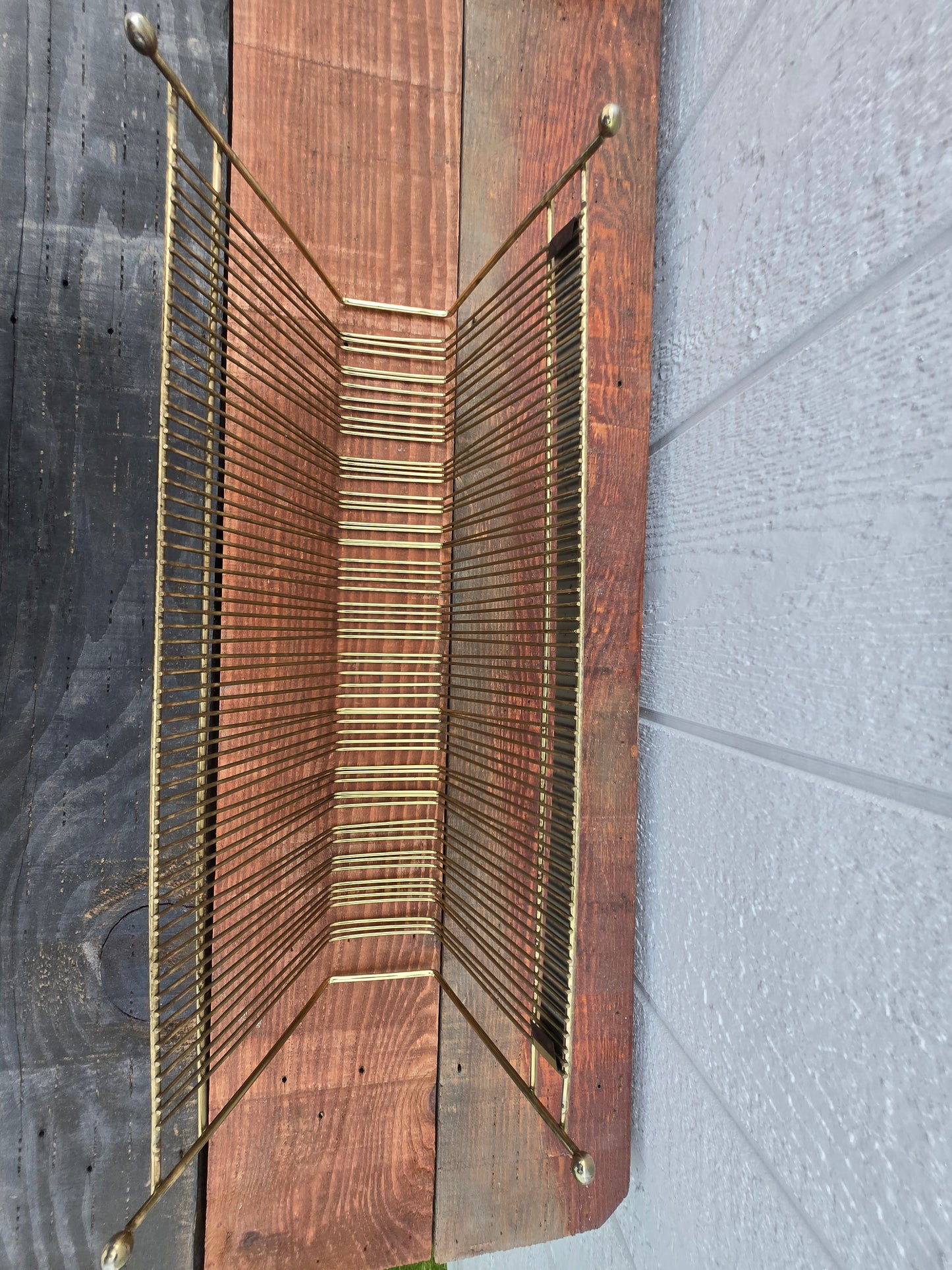 Mid Century Vinyl Record Rack