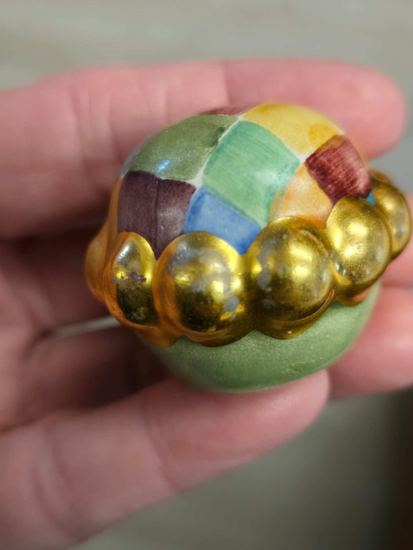 MacKenzie-Childs Harlequin Drawer Knobs (8)