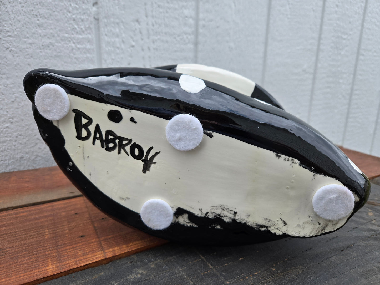 Babroff Ceramic Purse Magazine Holder