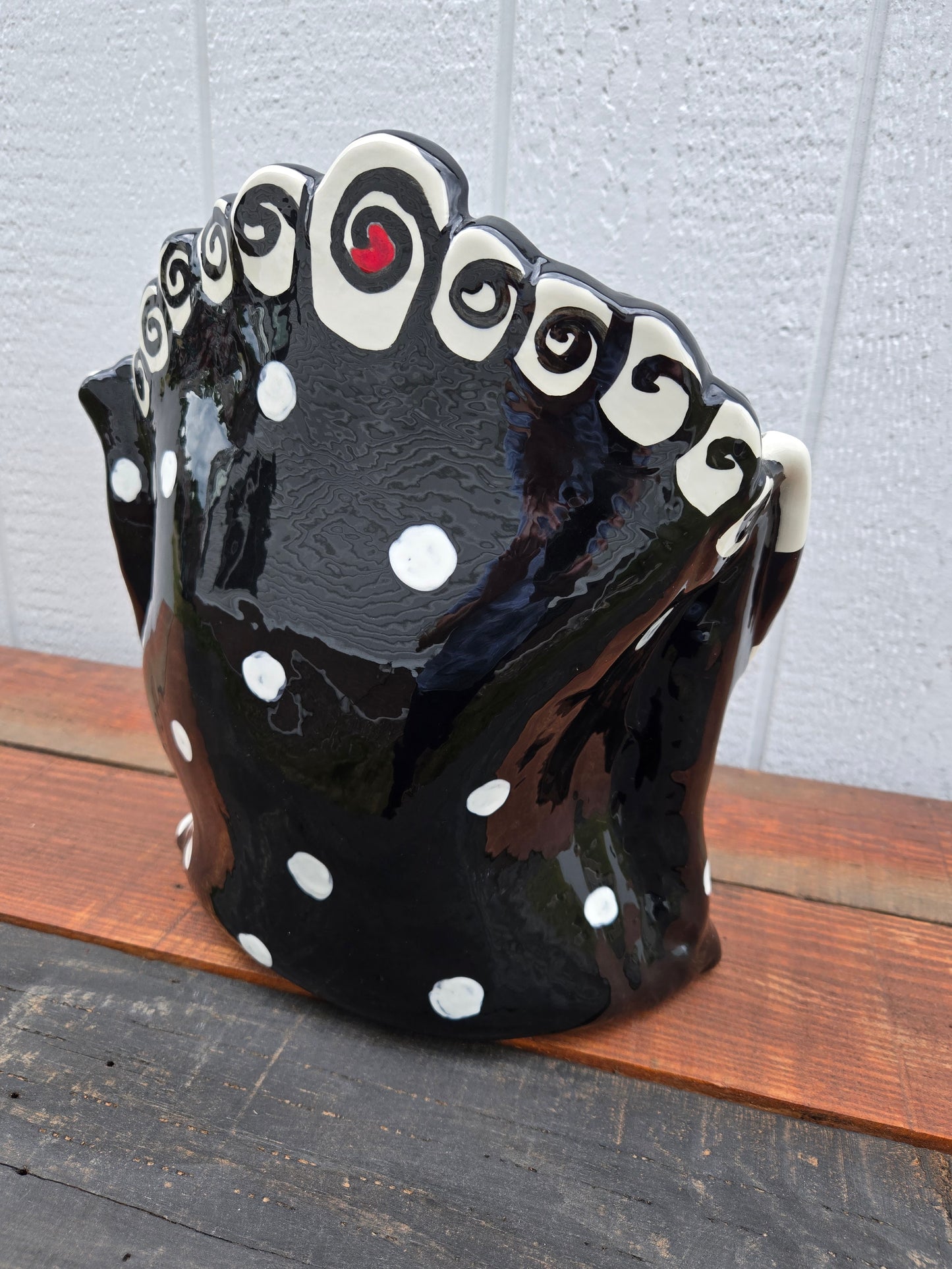 Babroff Ceramic Purse Magazine Holder