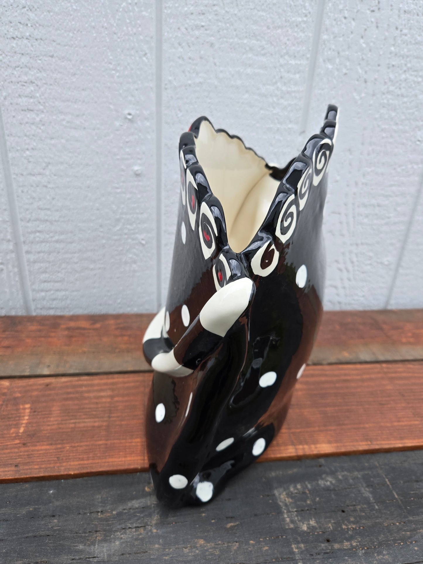 Babroff Ceramic Purse Magazine Holder