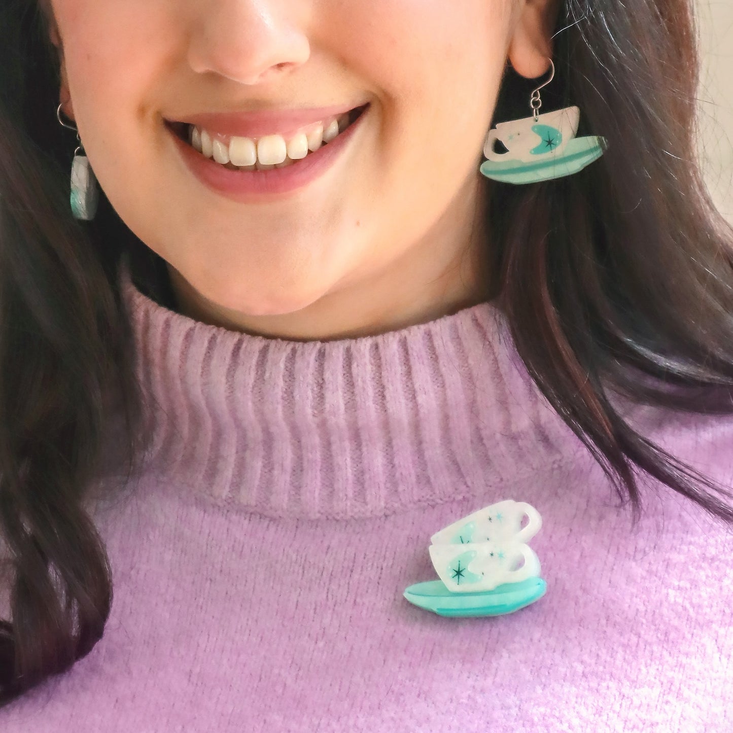 Erstwilder Tea And Sympathy Mini Brooch