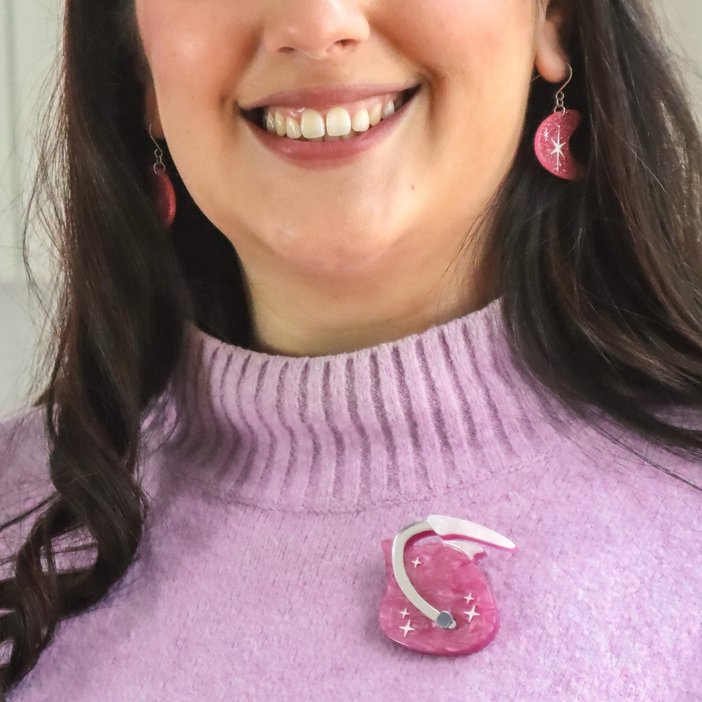 Erstwilder Atomic Tea Time Brooch