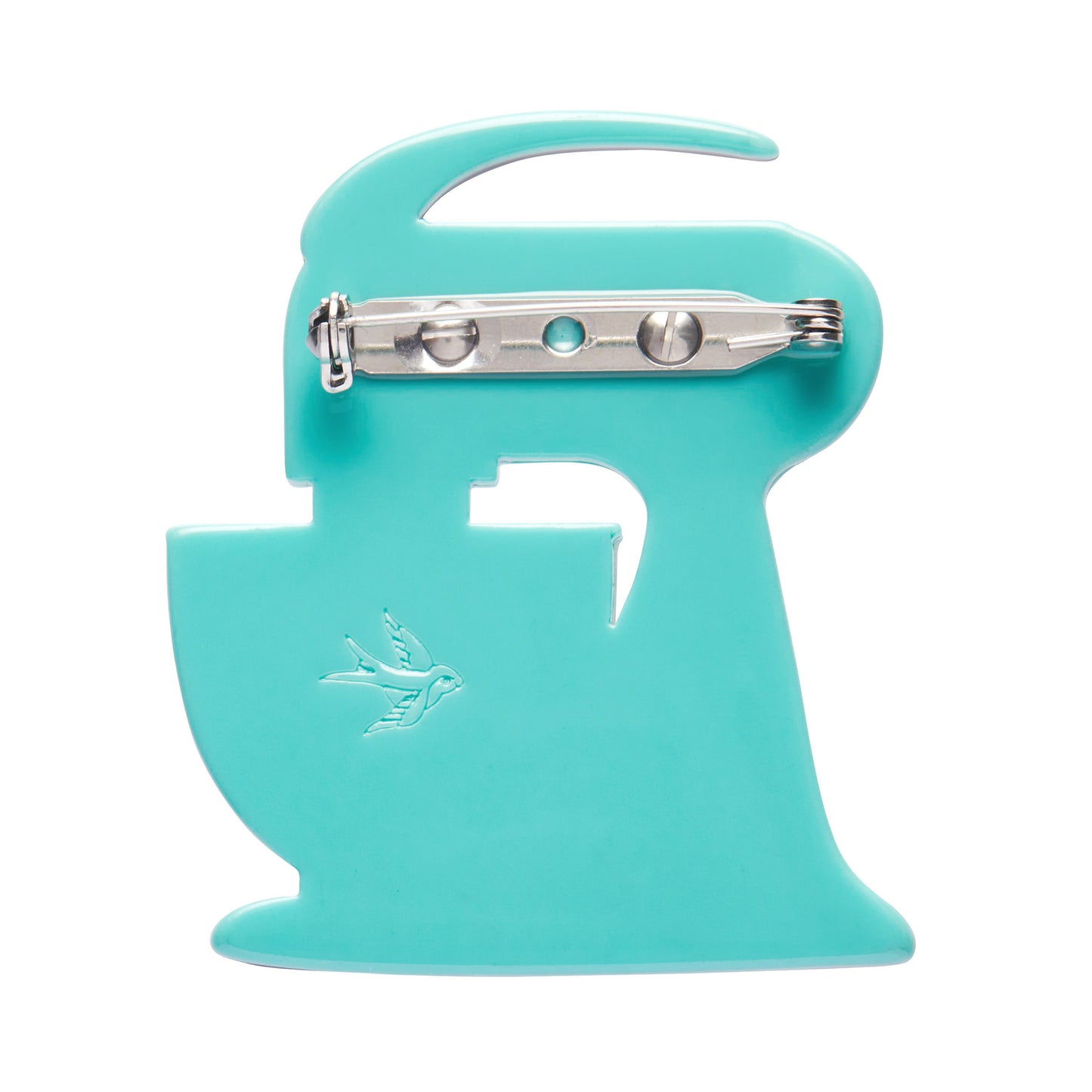 Erstwilder Spin Me Right Round Brooch Teal