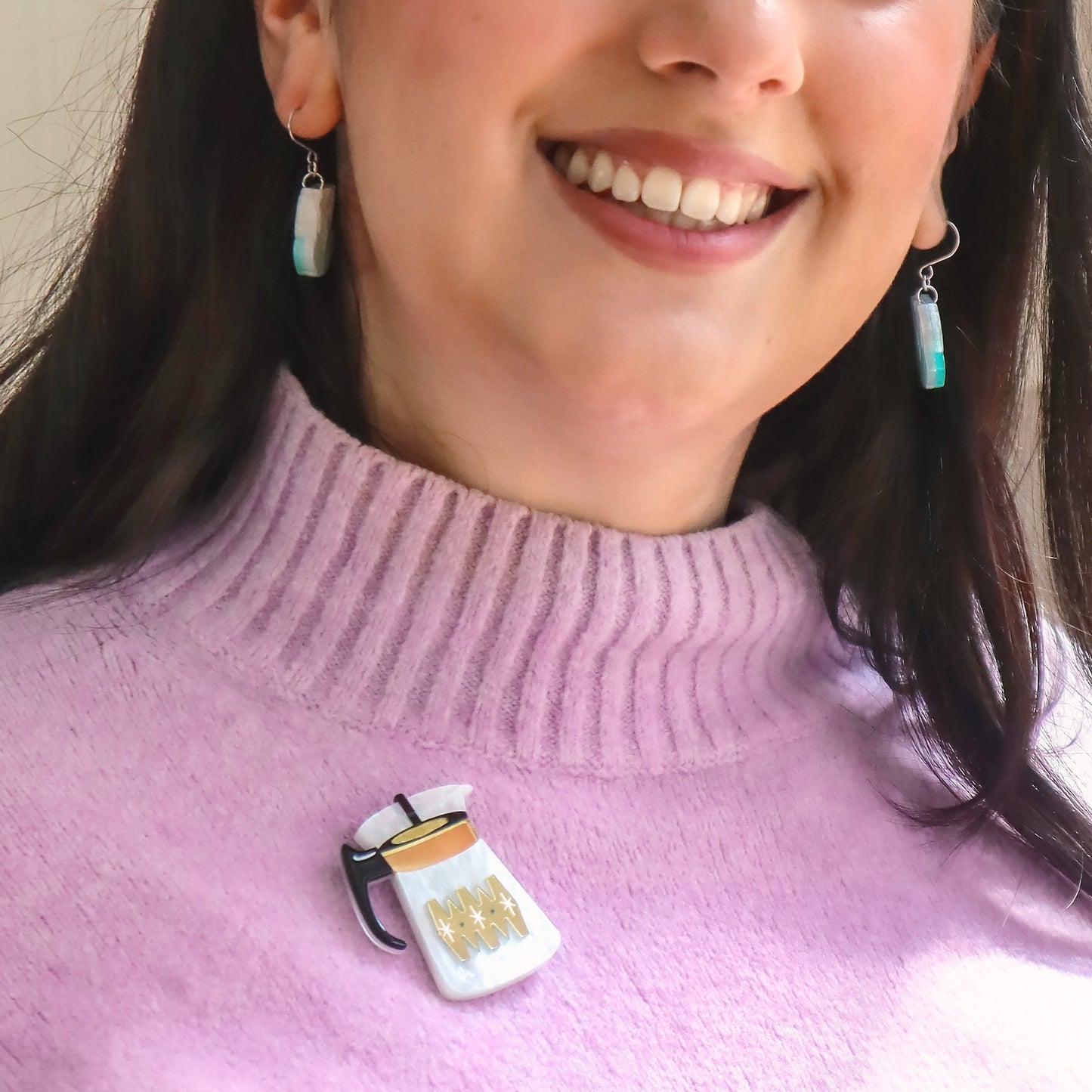 Erstwilder Rise And Grind Brooch