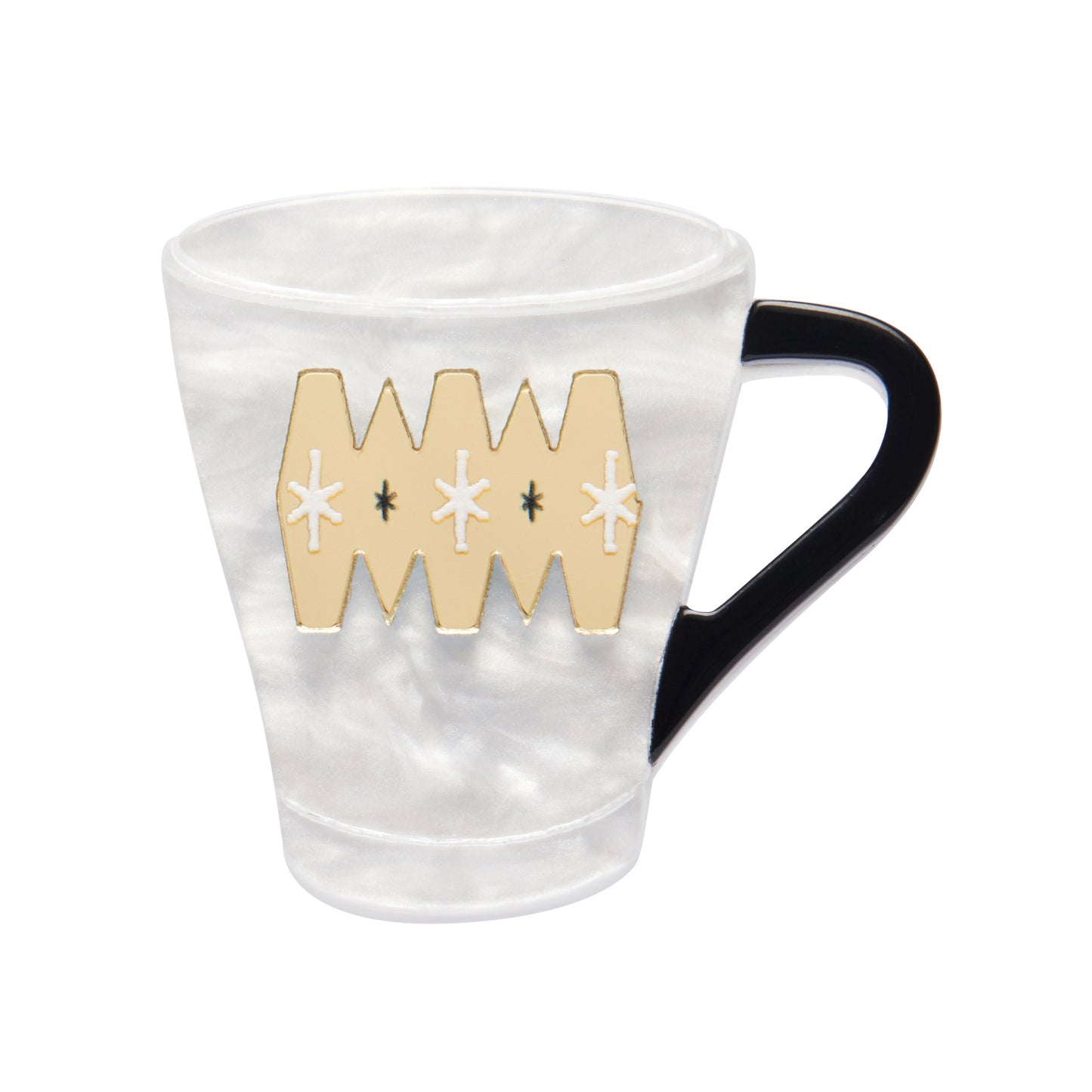 Erstwilder Wake Up And Smell The Coffee Mini Brooch