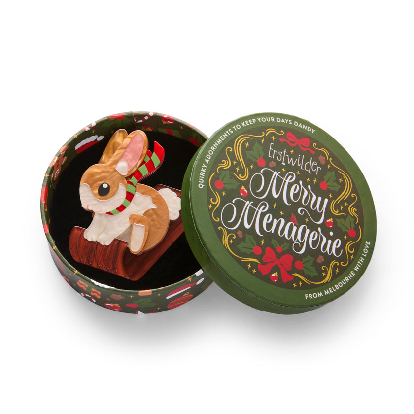 Erstwilder Breezy the Bunny Brooch