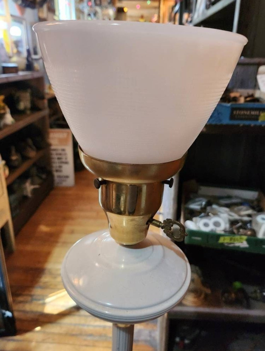 Toleware Metal Table Floor Lamp