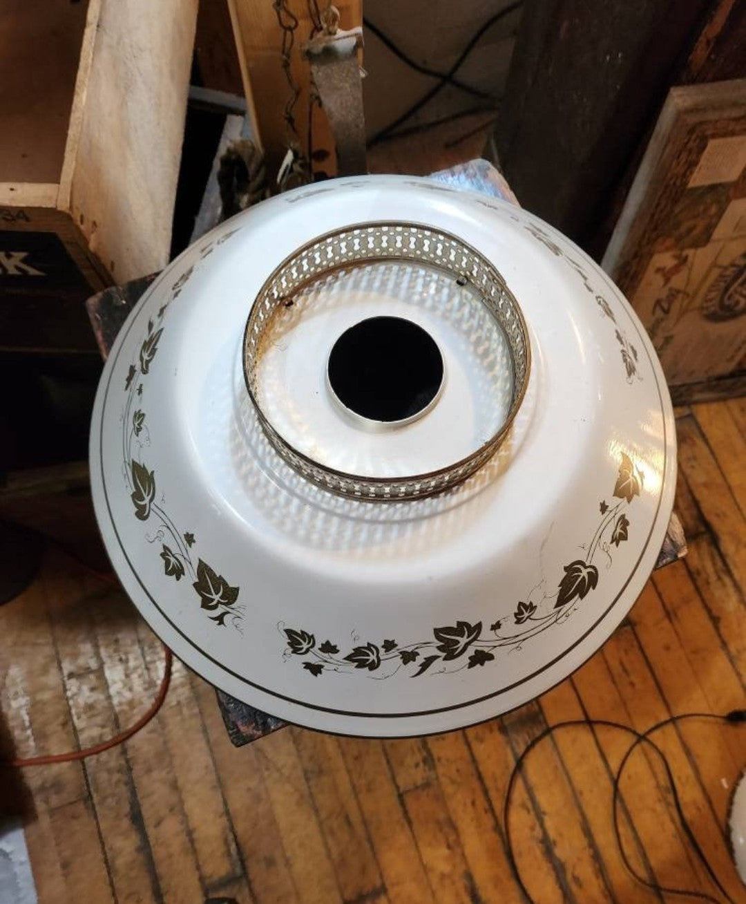 Toleware Metal Table Floor Lamp