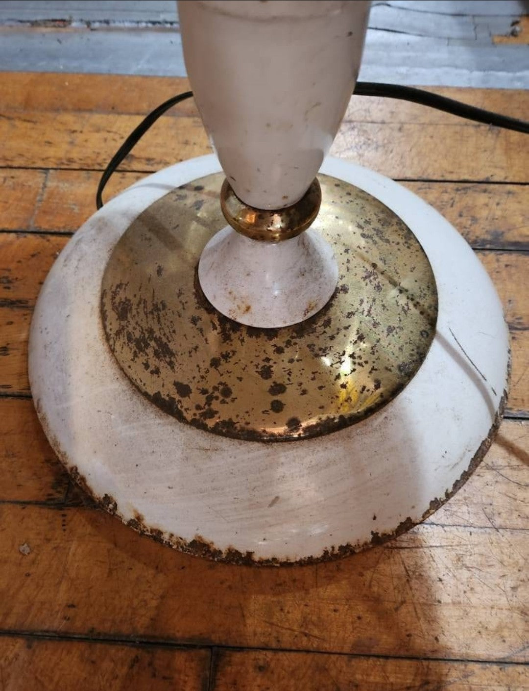 Toleware Metal Table Floor Lamp