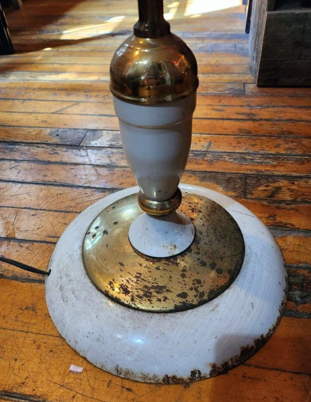 Toleware Metal Table Floor Lamp