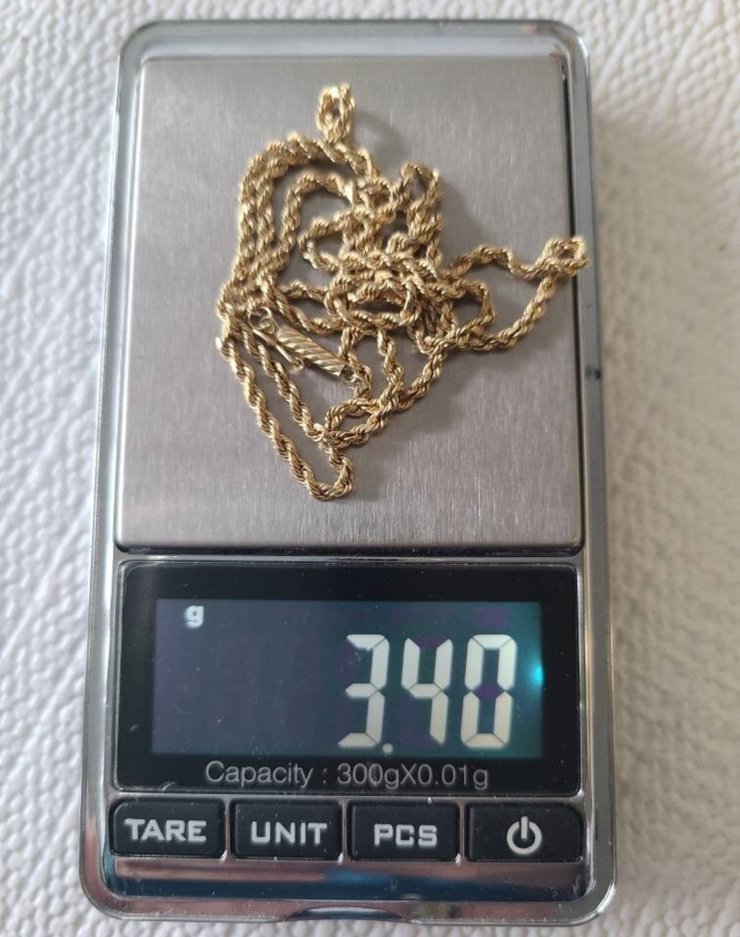 *SOLD* 14K Twisted Gold Chain