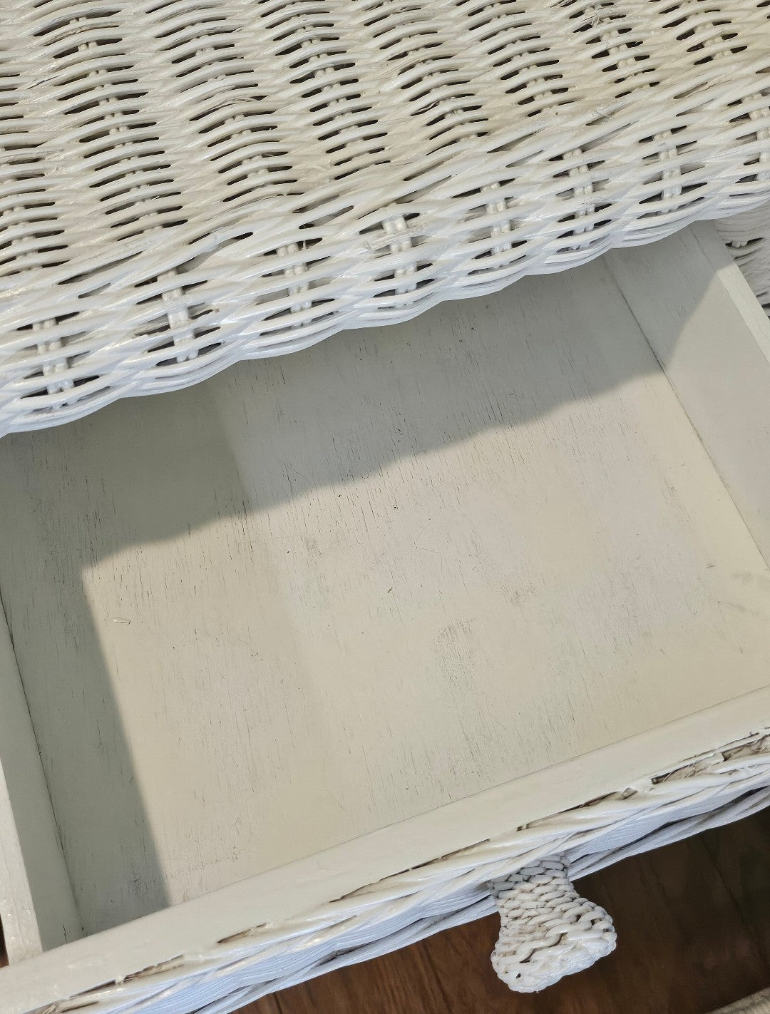 *SOLD* Vintage Wicker Desk/Vanity