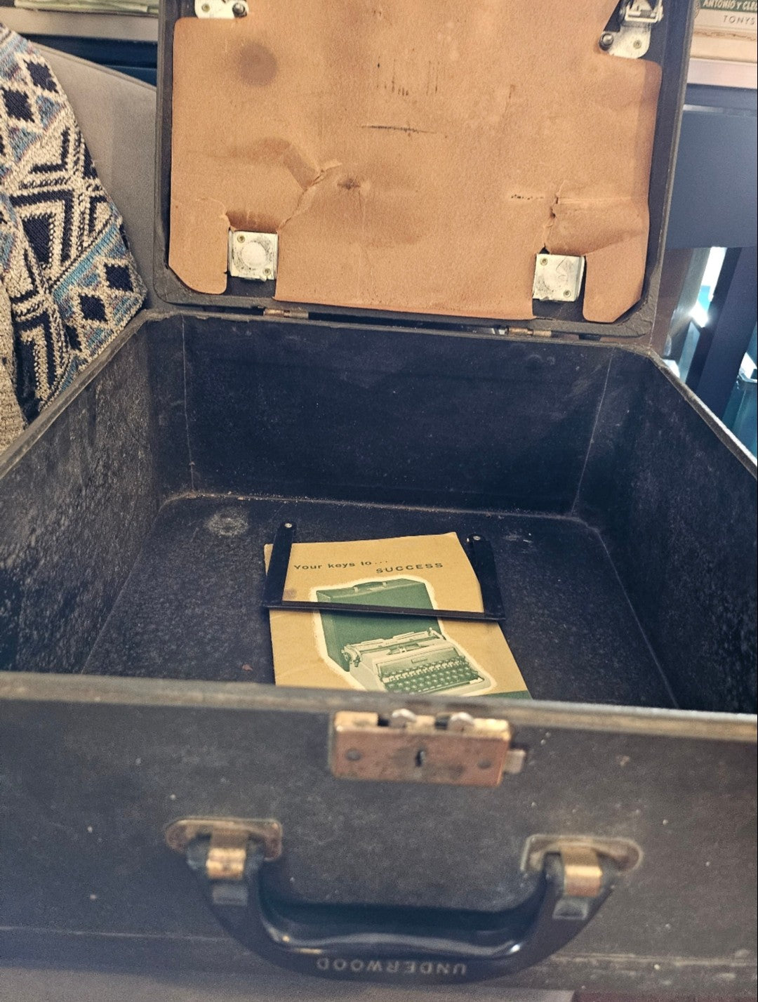 Underwood Golden Touch Red Typewriter