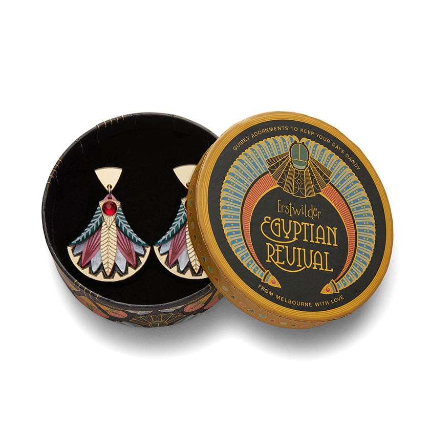 Erstwilder Gift of the Nile Papyrus Earrings