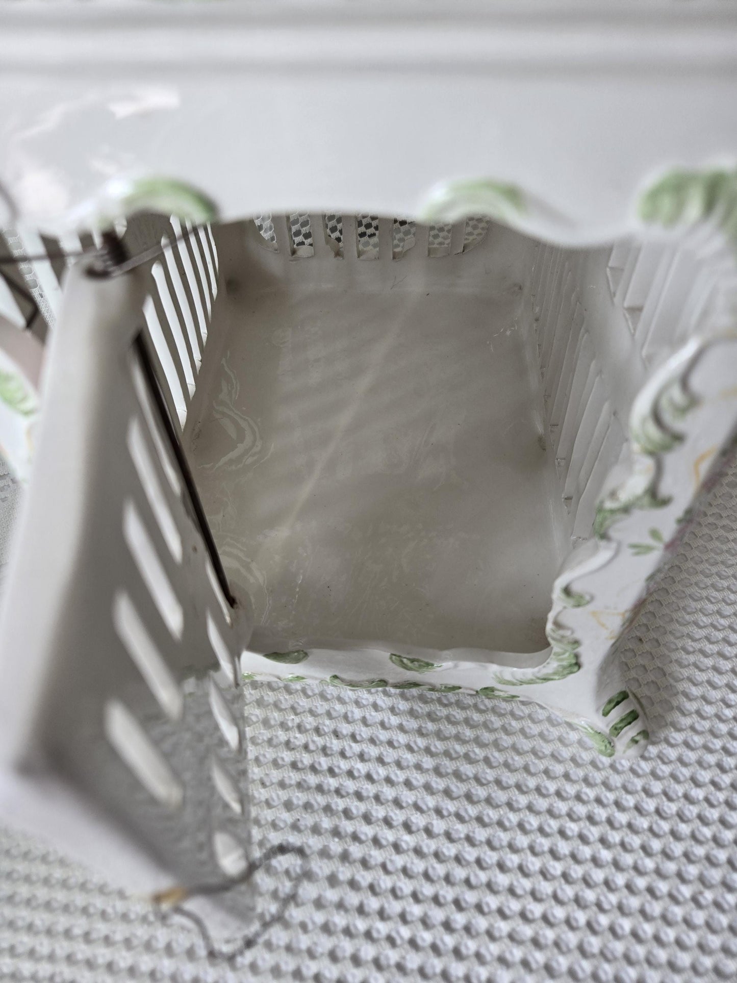 Italian Ceramic Bird House Decor