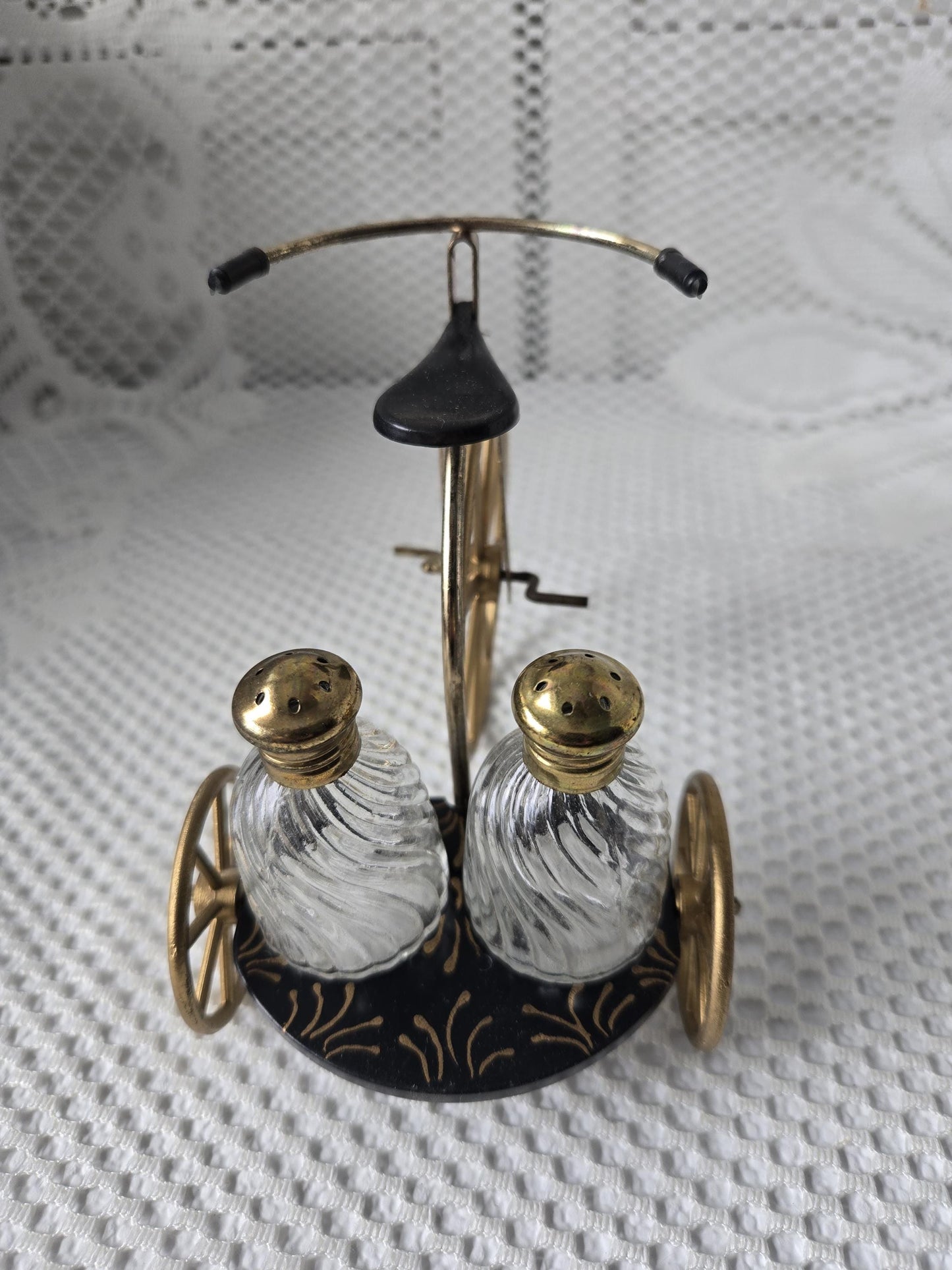 Gay Nineties Tricycle Salt and Pepper Set