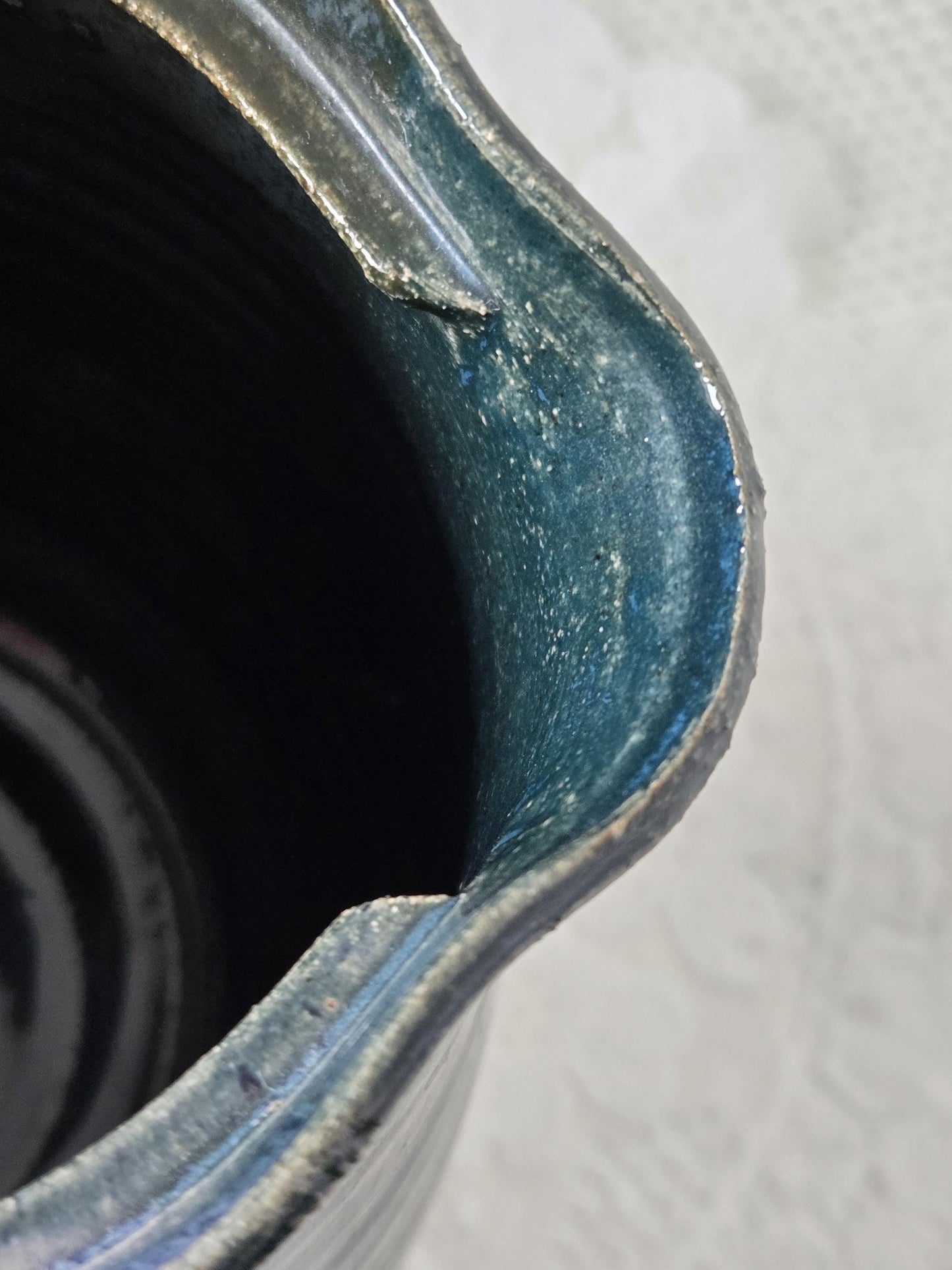 Dixieland Pottery Ceramic Teapot - Signed