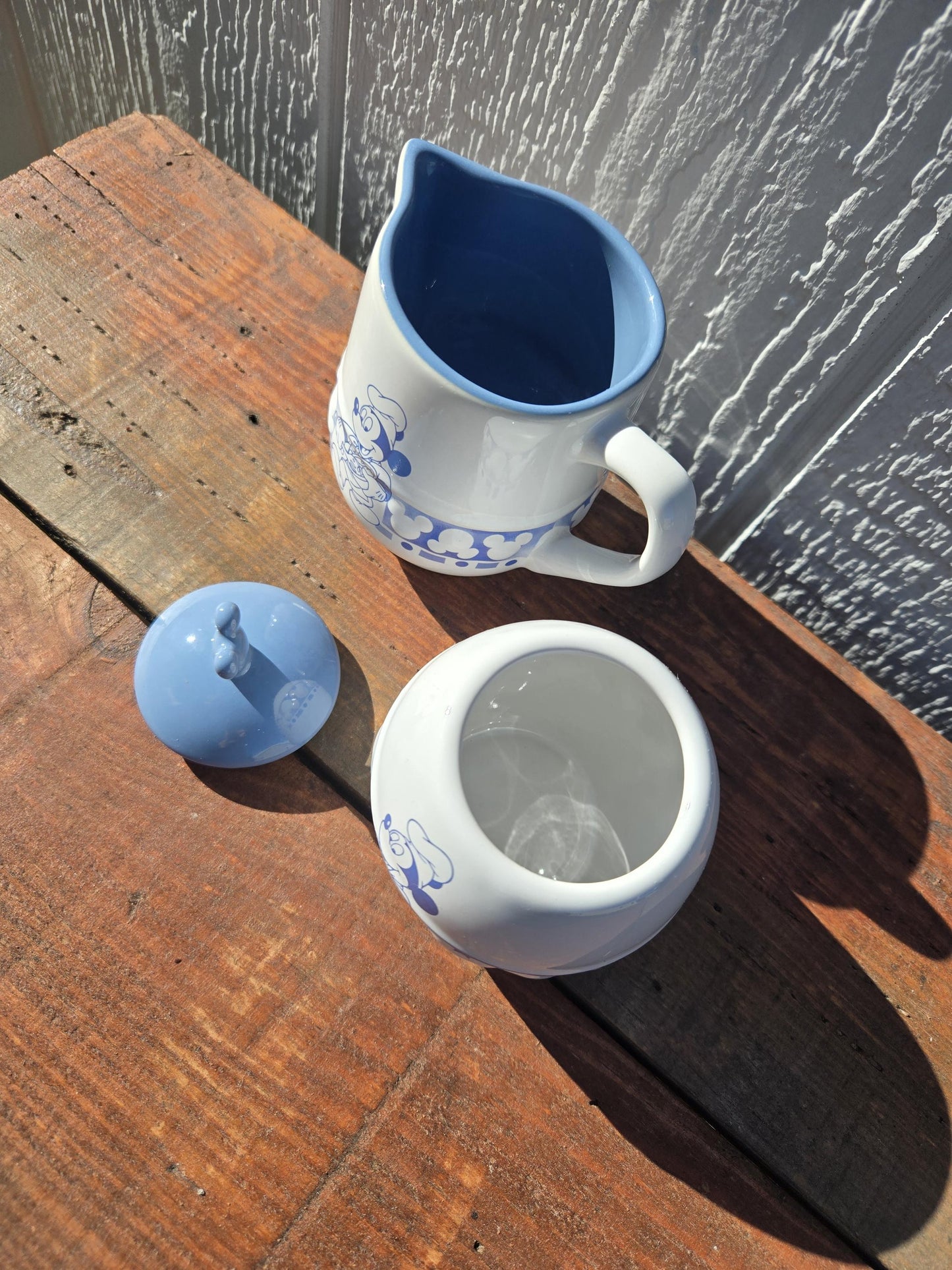 Mickey Mouse Creamer and Sugar Set