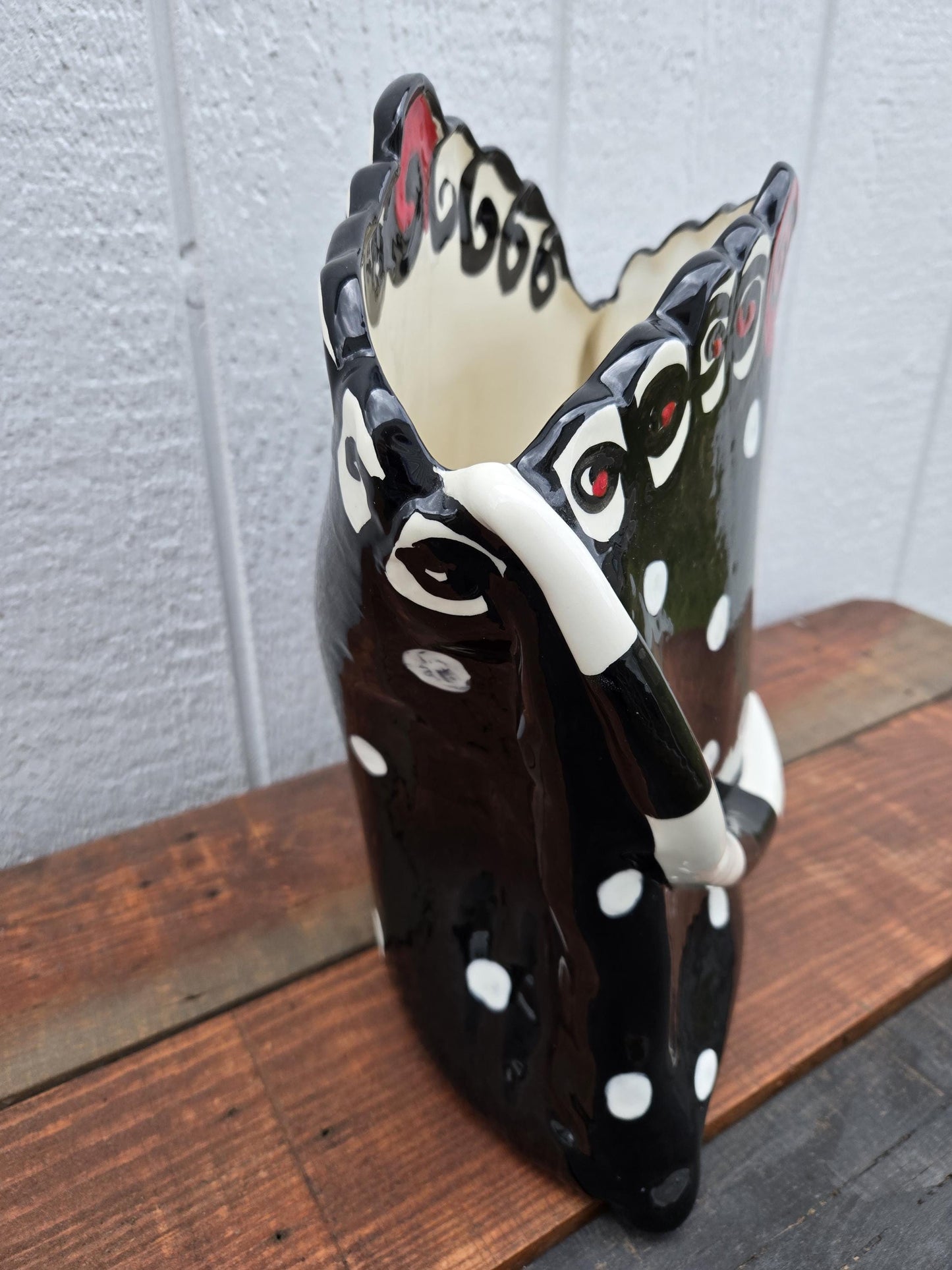 Babroff Ceramic Whimsical Magazine Holder