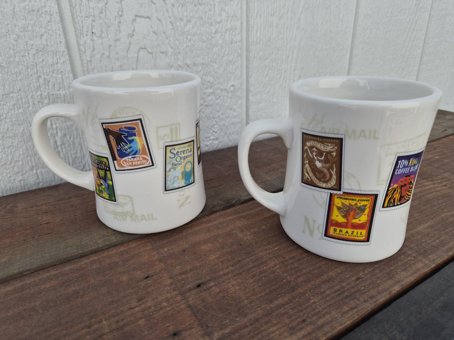 Starbucks Stamp Motif Mug Set