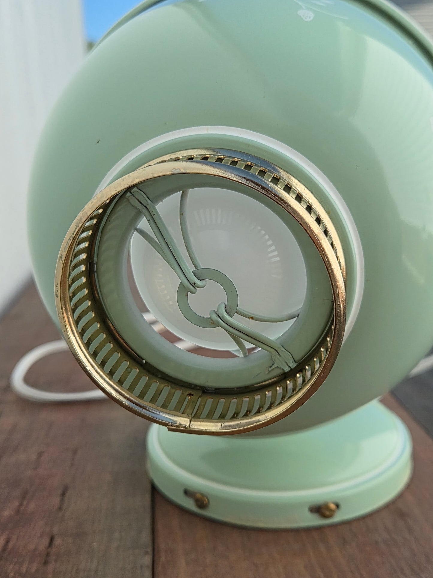 Toleware Mint Green Wall Sconce Light
