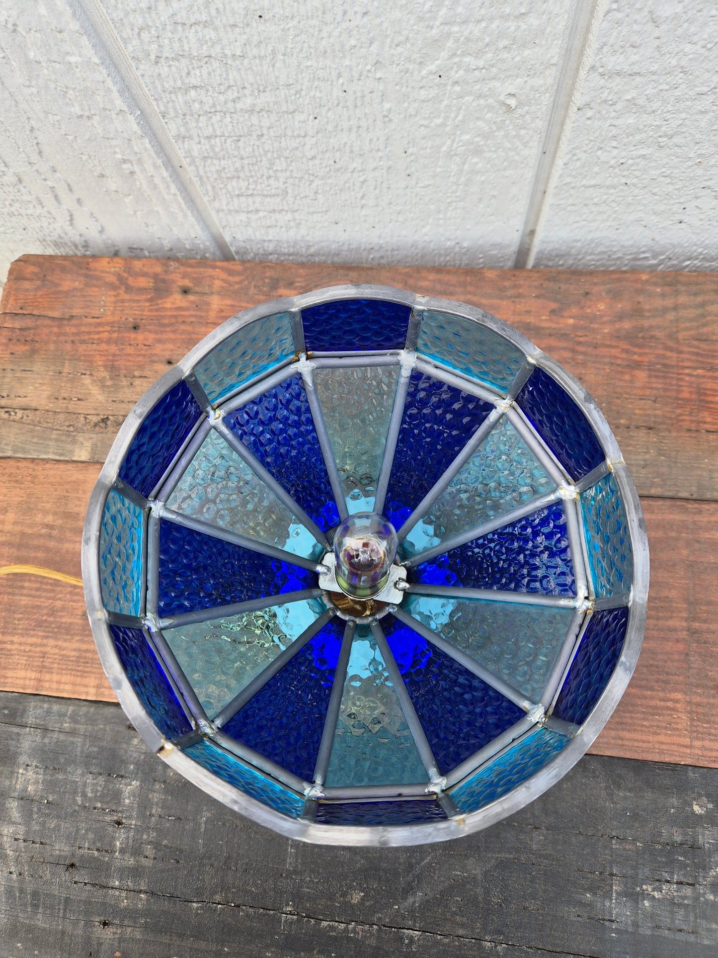 Swag Stained Glass Ceiling Light