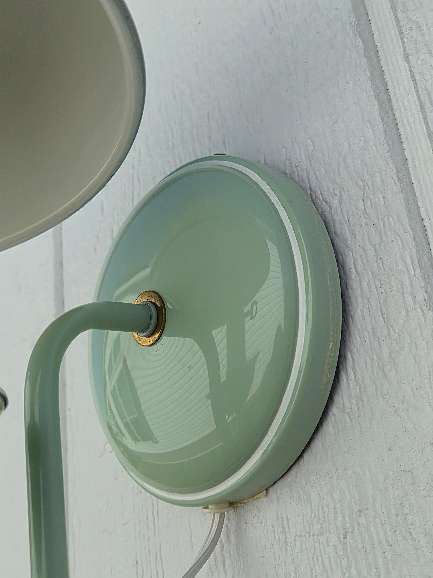 Toleware Mint Green Wall Sconce Light