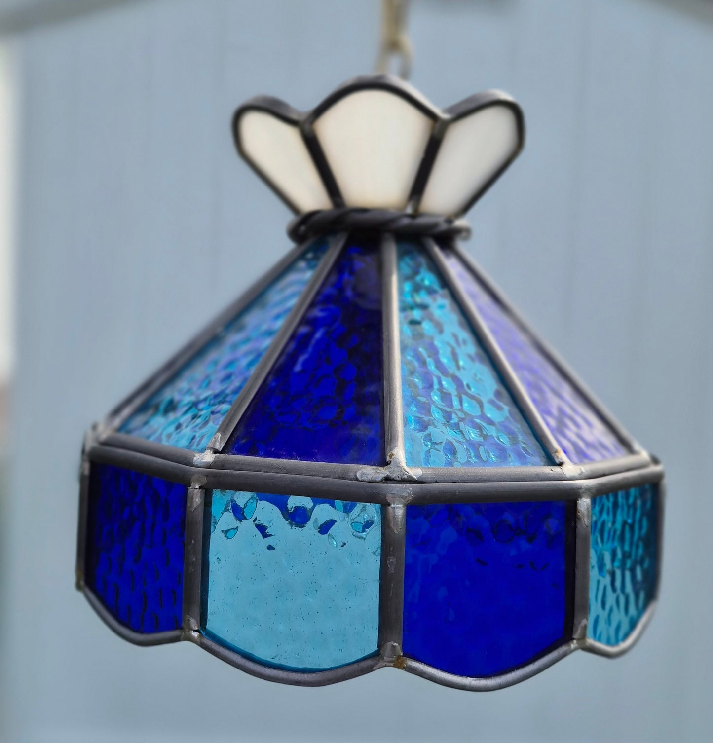 Swag Stained Glass Ceiling Light