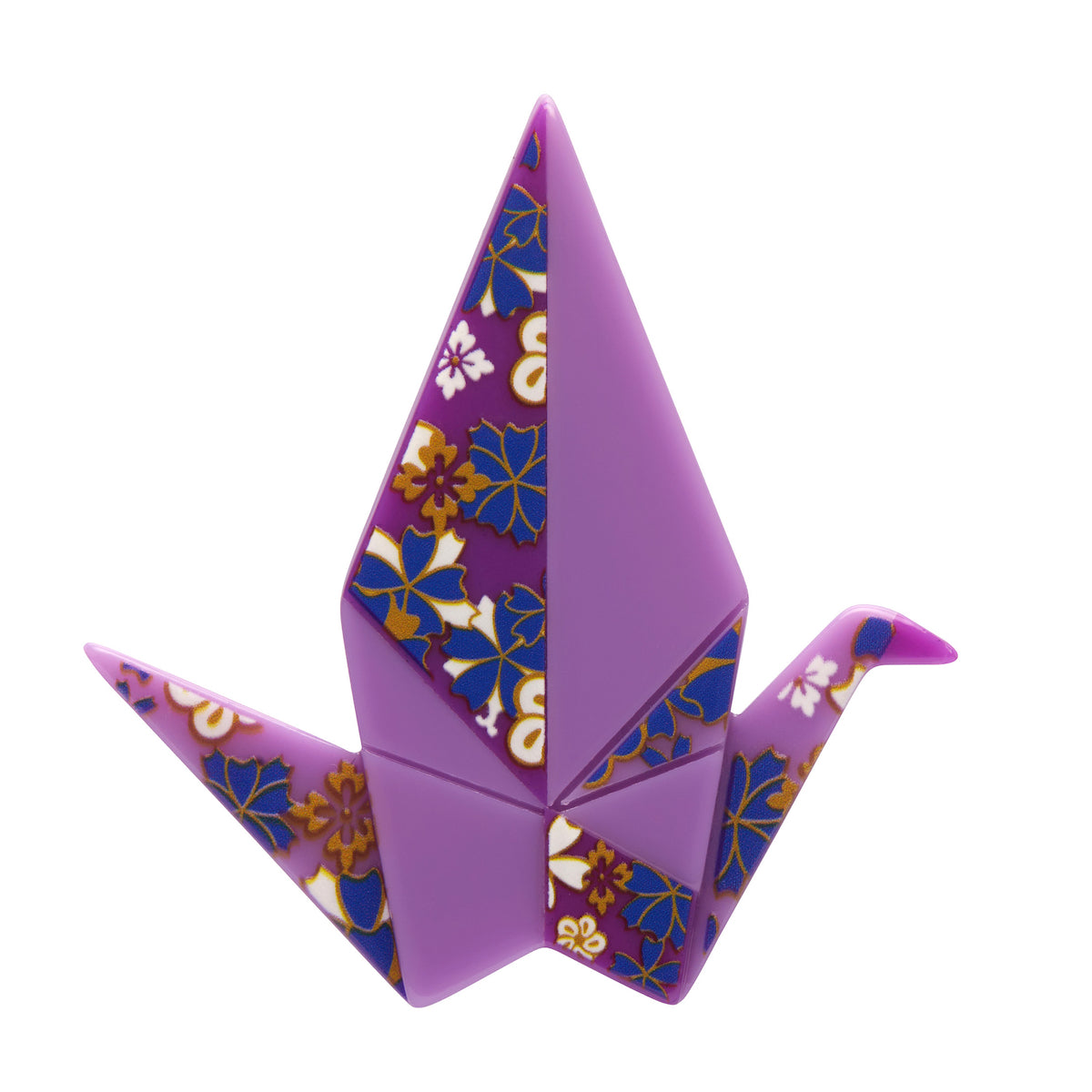 Erstwilder The Fortunate Crane Brooch