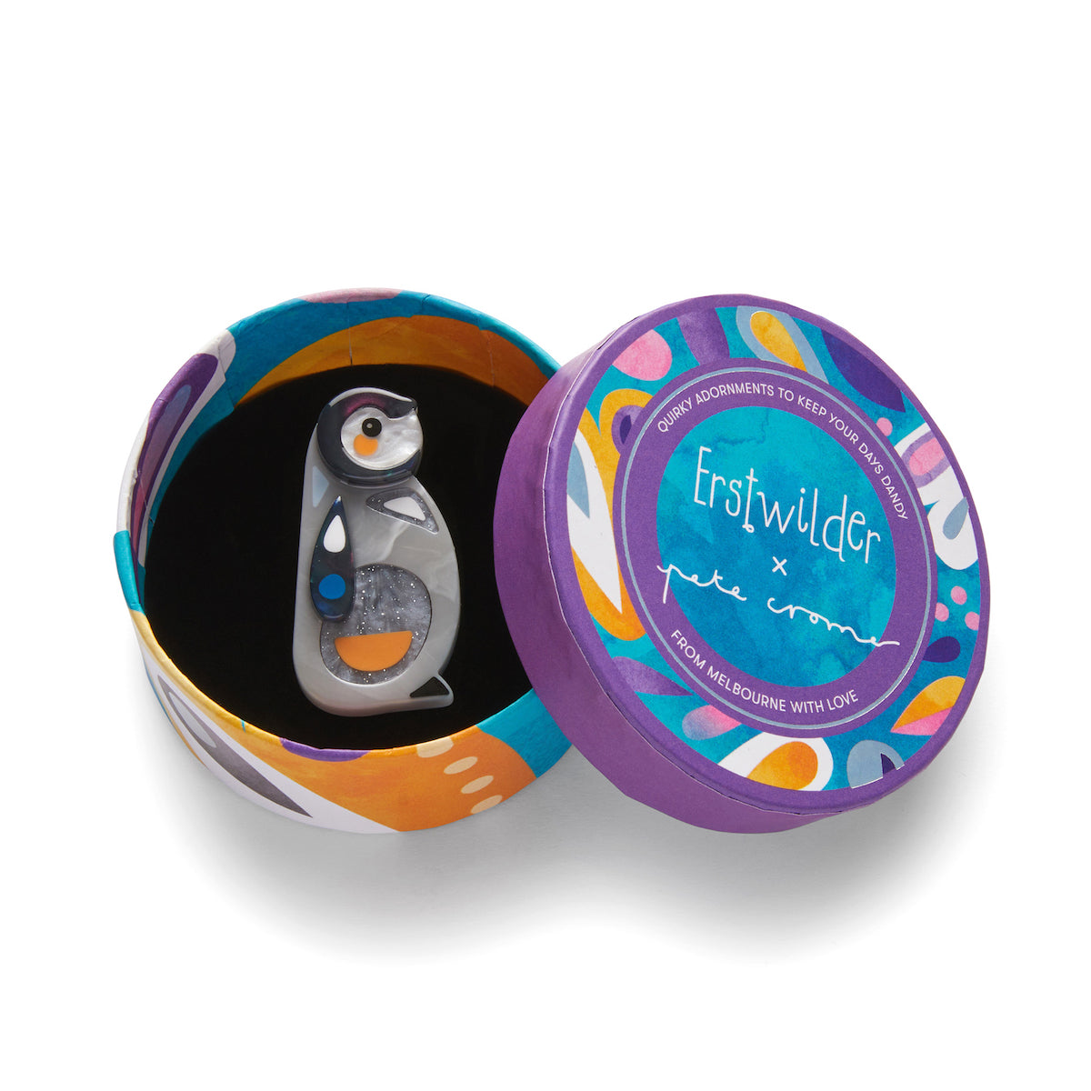 Erstwilder The Promising Penguin Mini Brooch