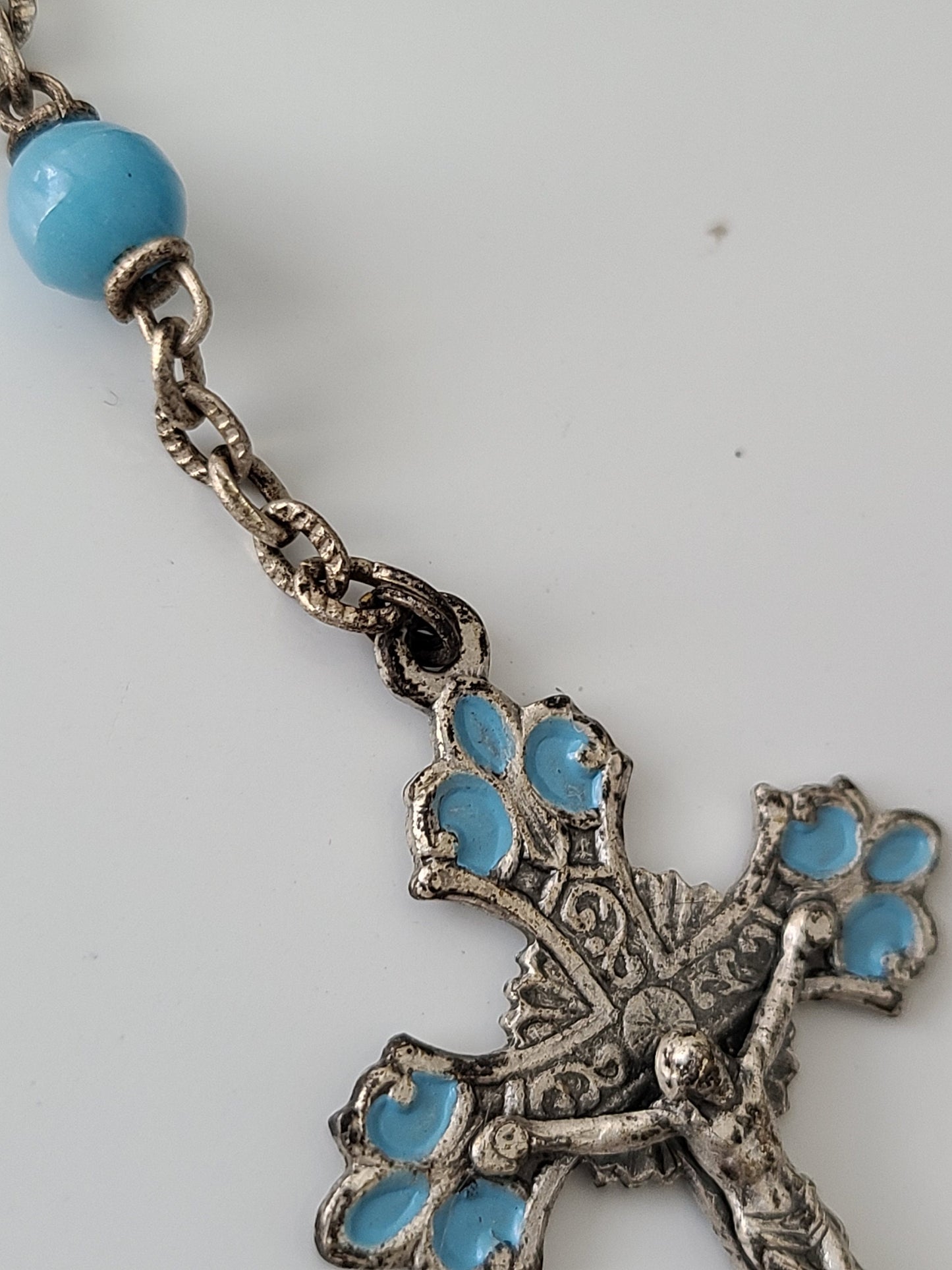 Vintage Italian ROME Sterling Rosary