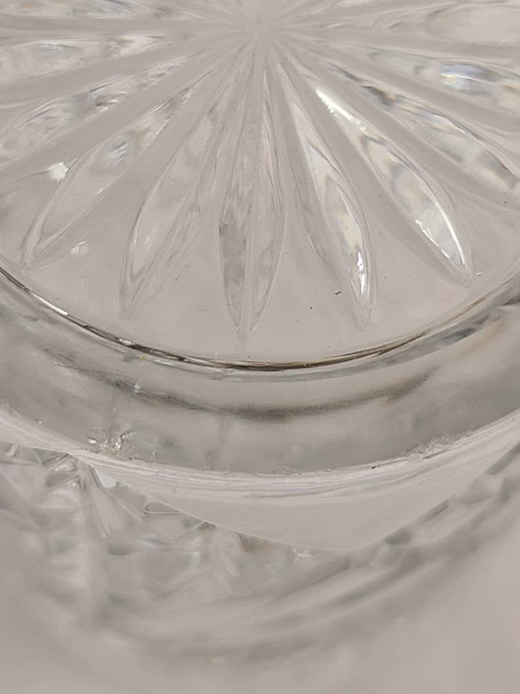 Rare Cut Glass Tumblers with Lip Fingers