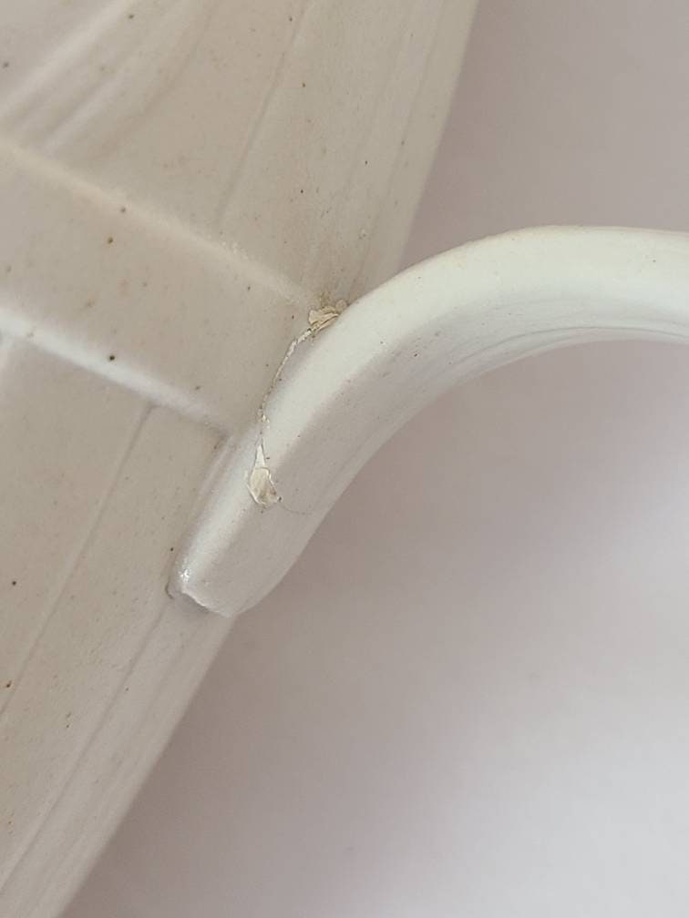 Staffordshire Salt Glaze Wheat Pitcher Creamer