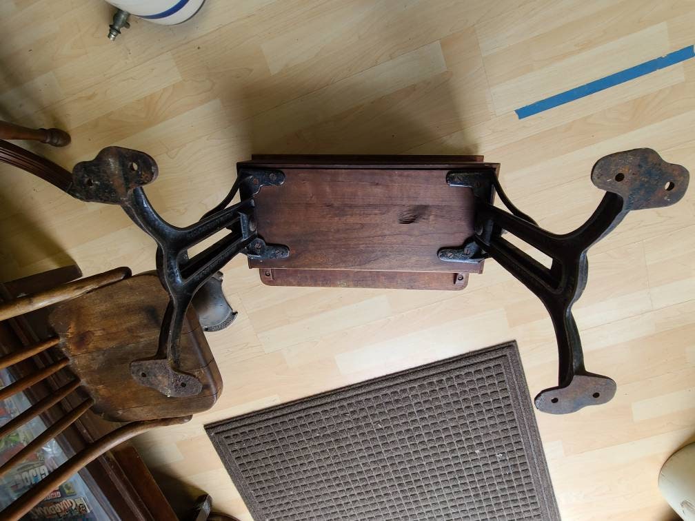 Antique Wood Iron Child's School Desk and Chair *Local Pickup Only in Clarence, NY*