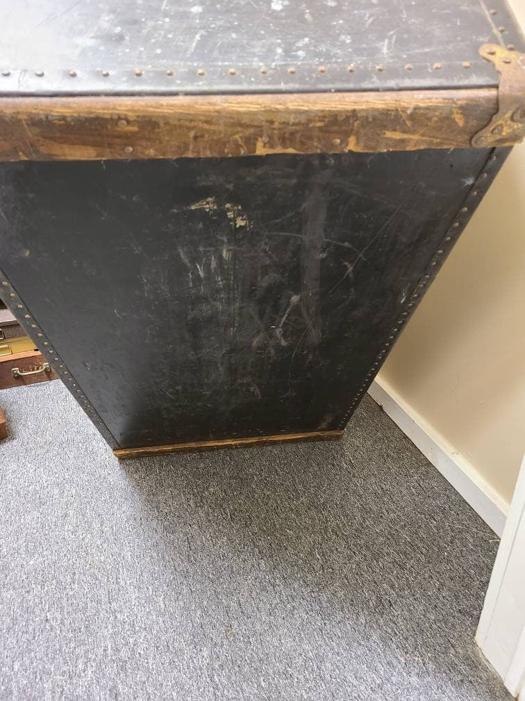 Vintage Riveted Cedar Lined Steamer Trunk - Local Pickup Only, Akron, NY