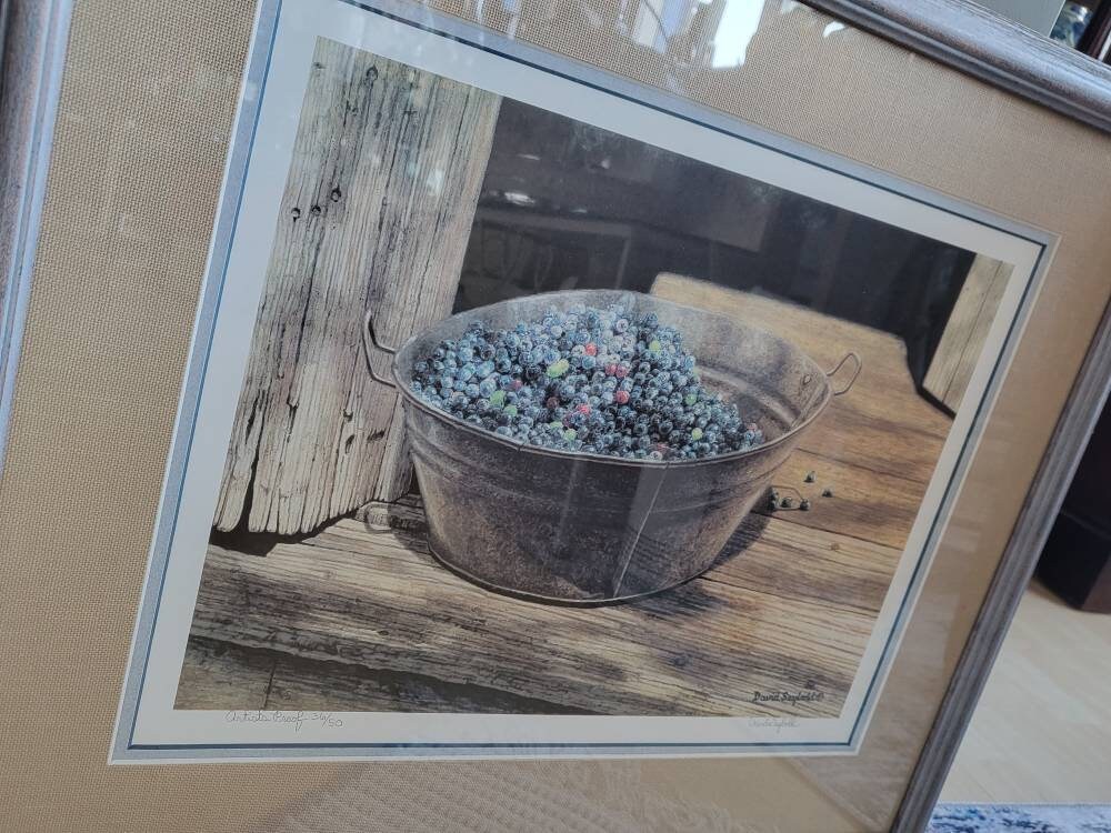 David Seybold Artist Proof Blueberry Shadows