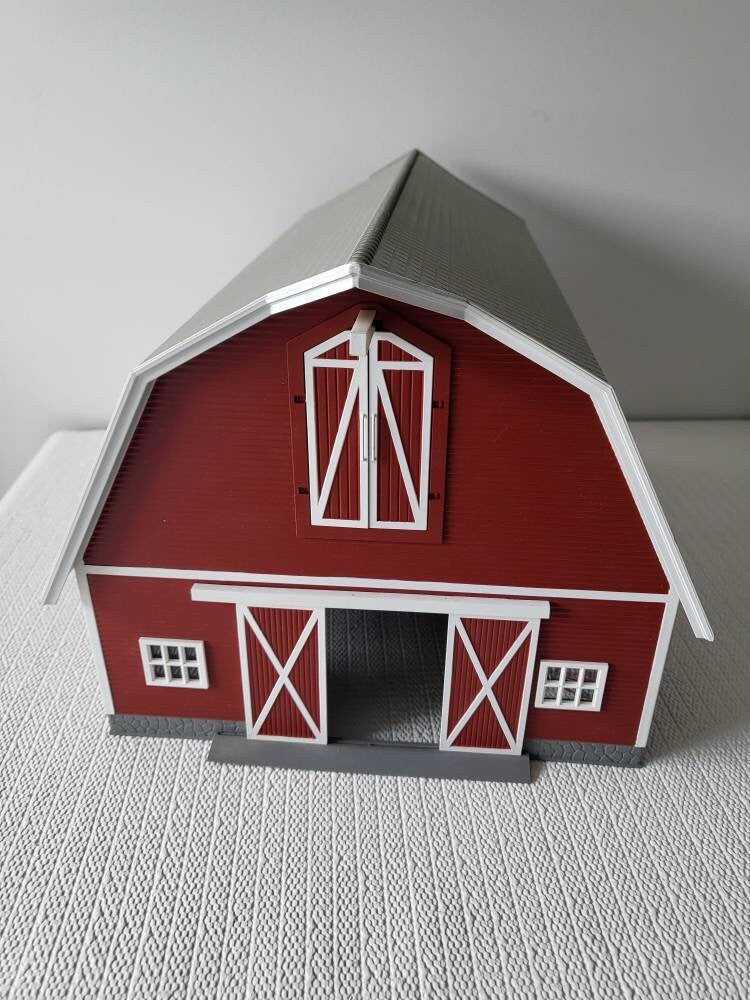 Vintage Rail King Red Brick Barn