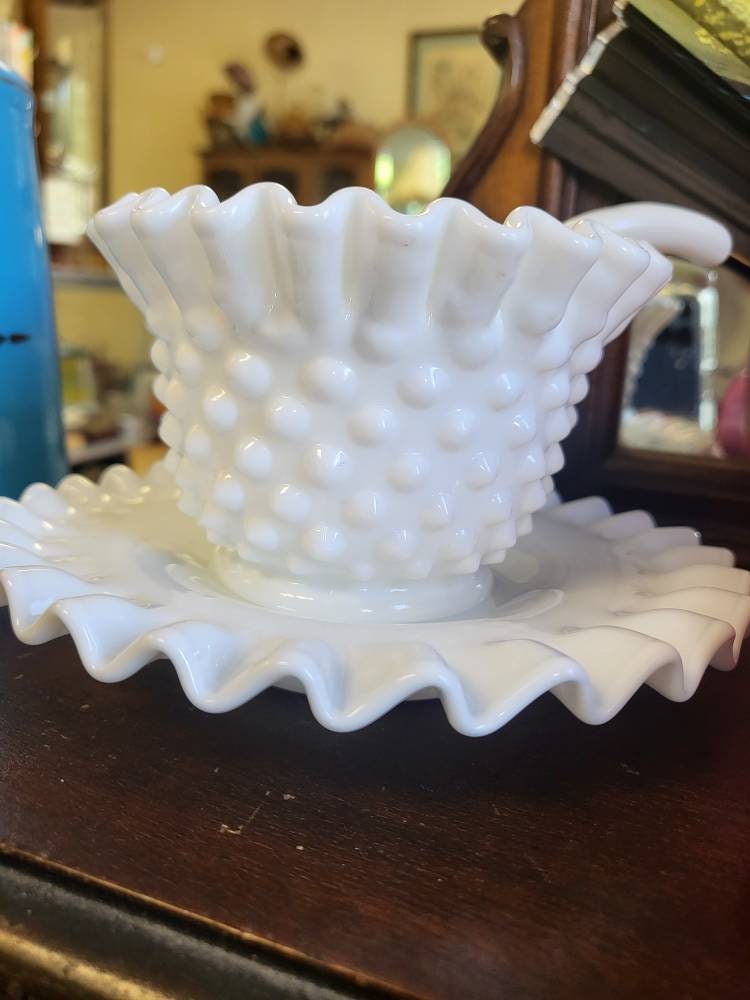Fenton Hobnail Milk Glass Collectibles
