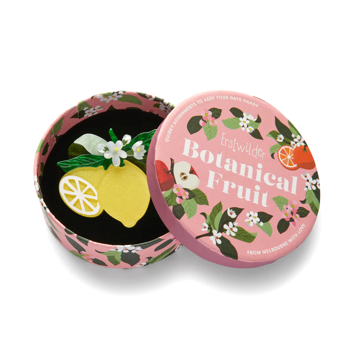 Erstwilder Lemon Drop Brooch
