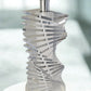 Vintage Helix Clear Lucite Table Lamp