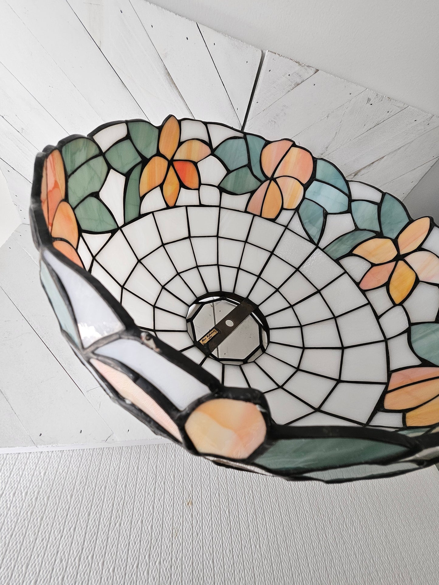 Tiffany Style Stained Glass Swag Shade
