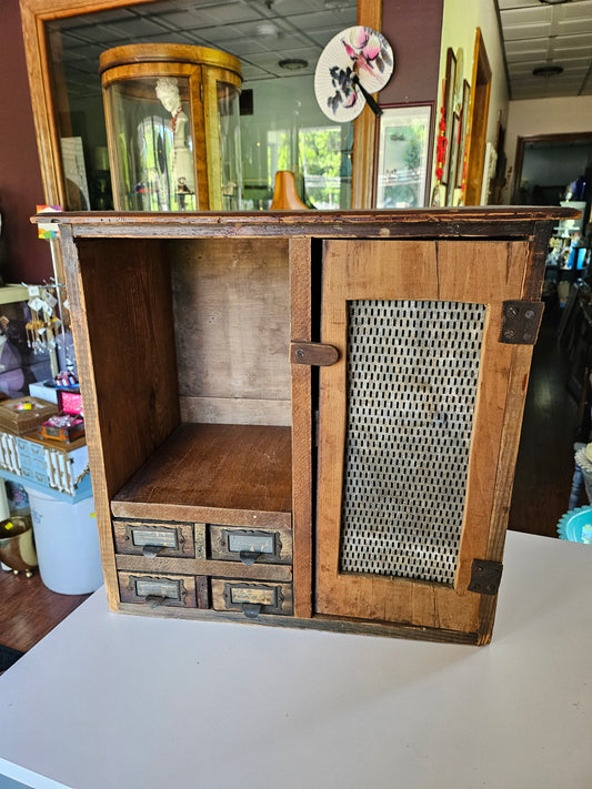 Primitive Witches Apothecary Cupboard