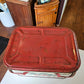 Vintage Strawberry Picnic Basket Tin