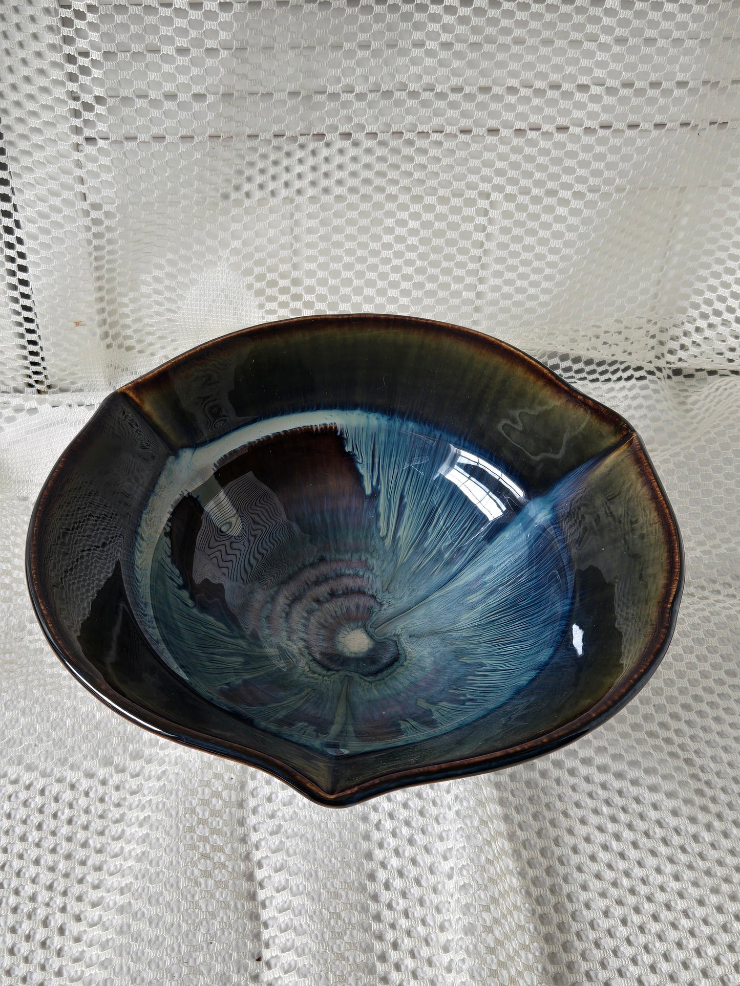 Bill Campbell Drip Pottery Bowl